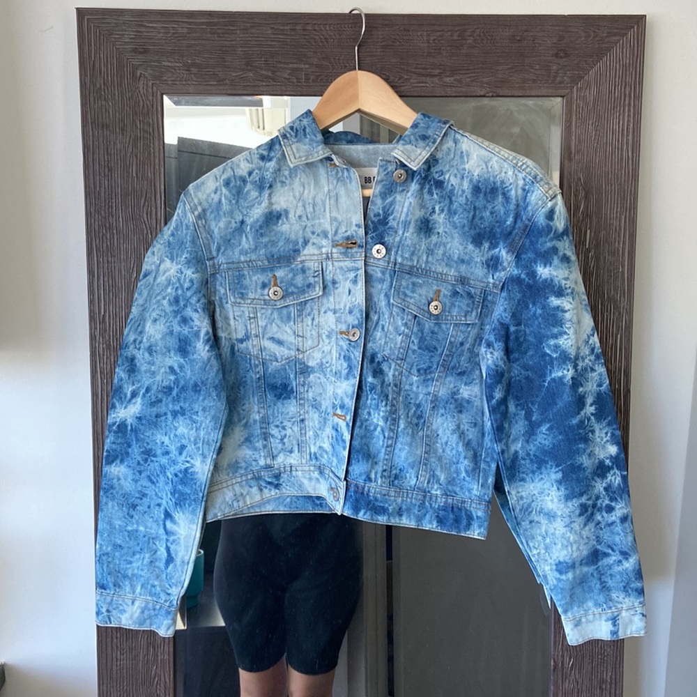 Tie-Dye Denim Jacket